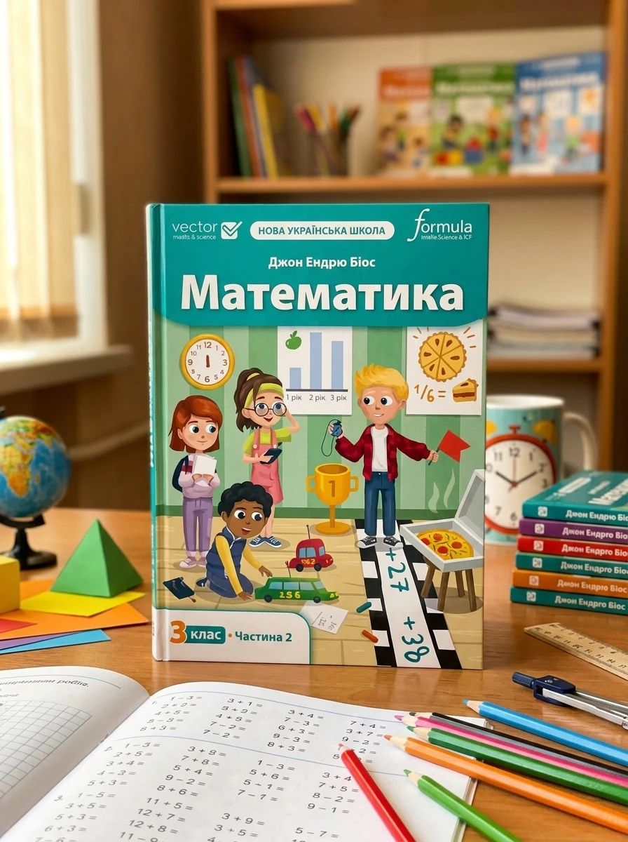 Математика. 3 клас. Підручник. Частина 2 — Дитяча література