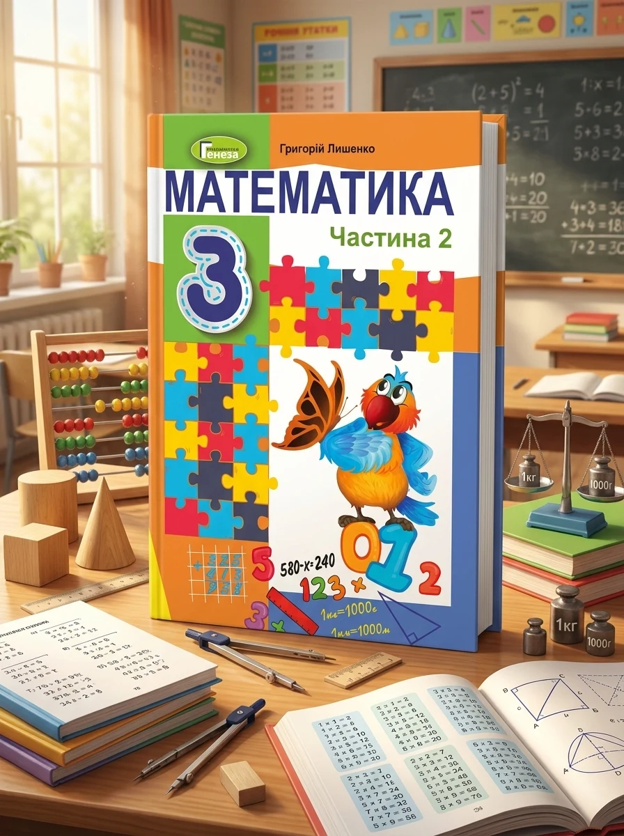 Математика 3 клас. Підручник. Частина 2 — Вивчення мов