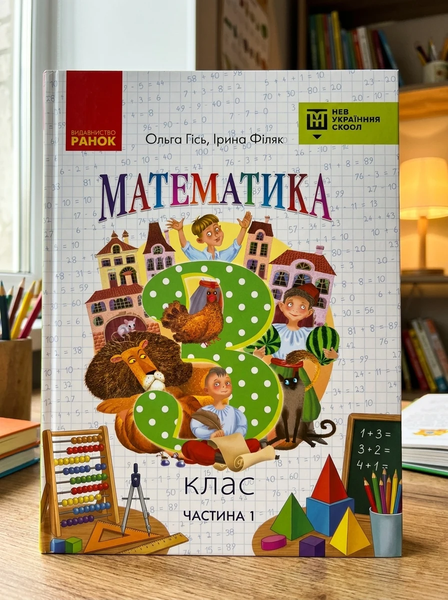 Математика. 3 клас. Підручник Гісь О.М. Філяк І.В. Частина 1 — Дитяча література