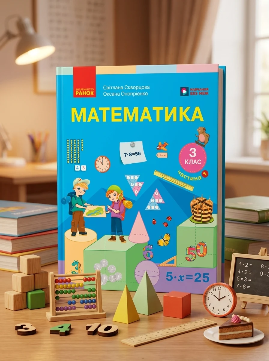Математика. 3 клас. Підручник у 2-х частинах. Частина 1 — Дитяча література