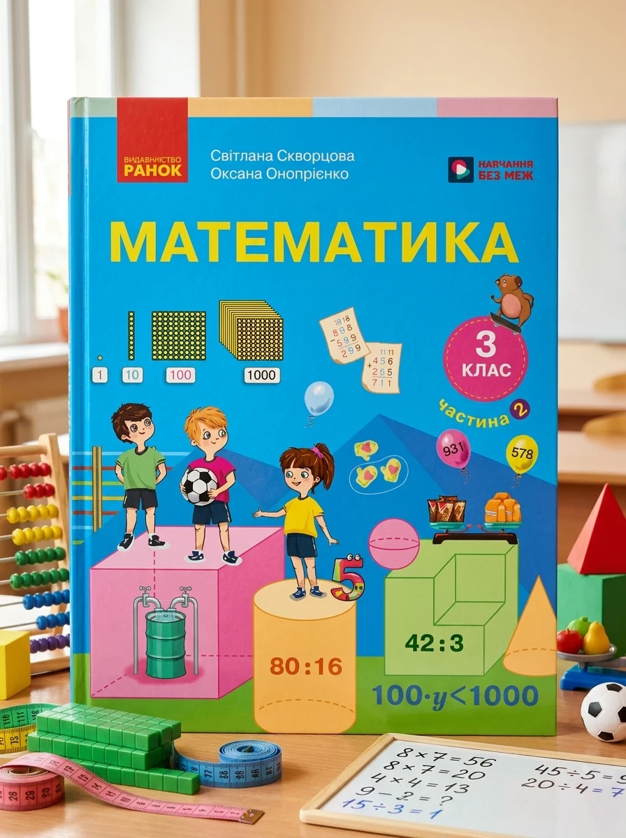 Математика. 3 клас. Підручник у 2-х частинах. Частина 2 — Дитяча література