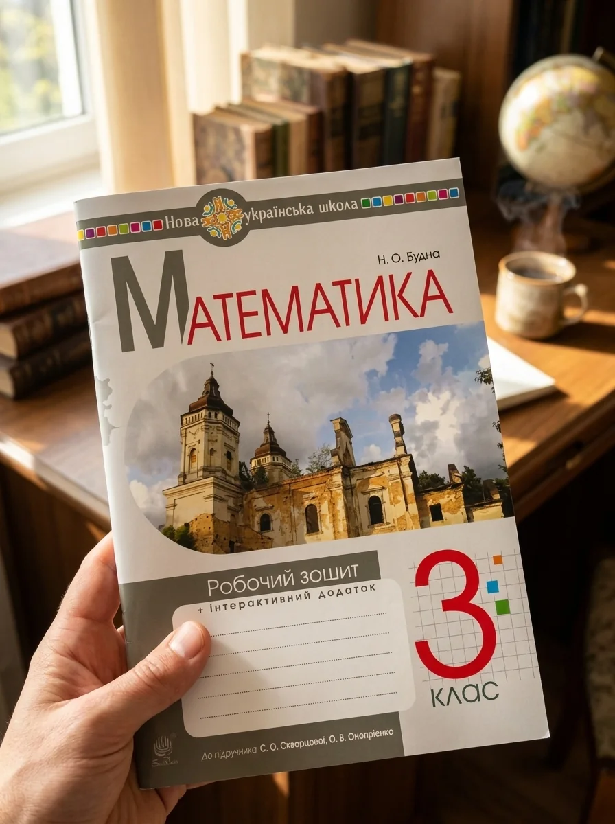 Математика. 3 клас. Робочий зошит (до підручника Скворцової, Онопрієнко) — Наталя Будна, обкладинка