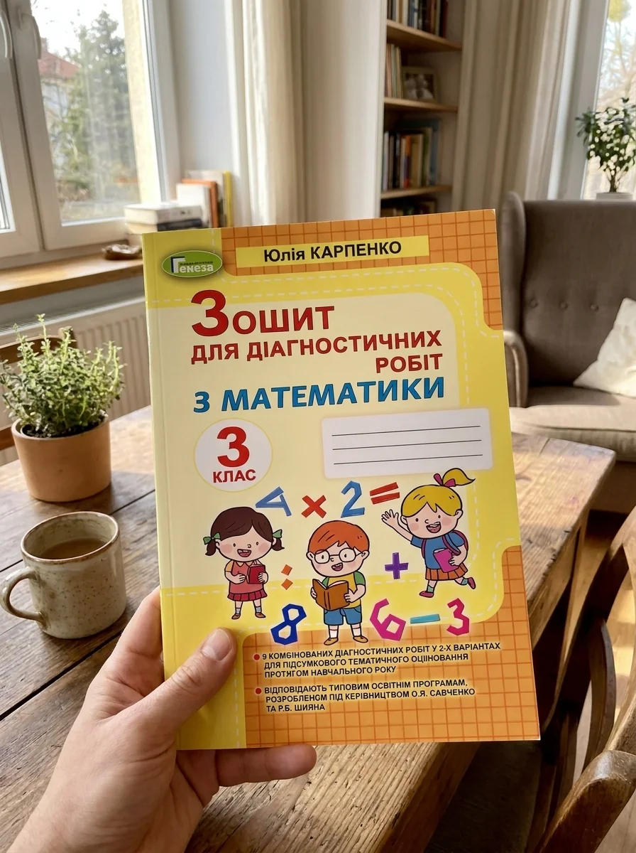 Математика 3 клас. Зошит для діагностичних робіт — фото 2