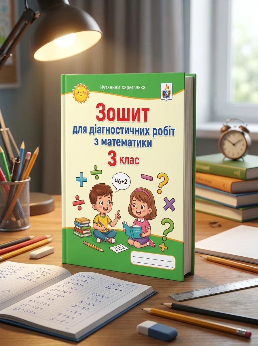 Математика 3 клас. Зошит для діагностичних робіт — Дитяча література