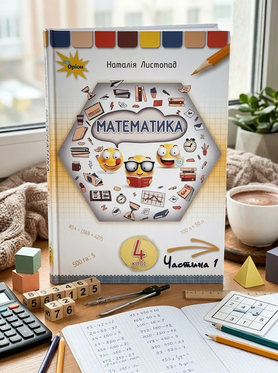 Математика 4 клас. Частина 1 — Вивчення мов