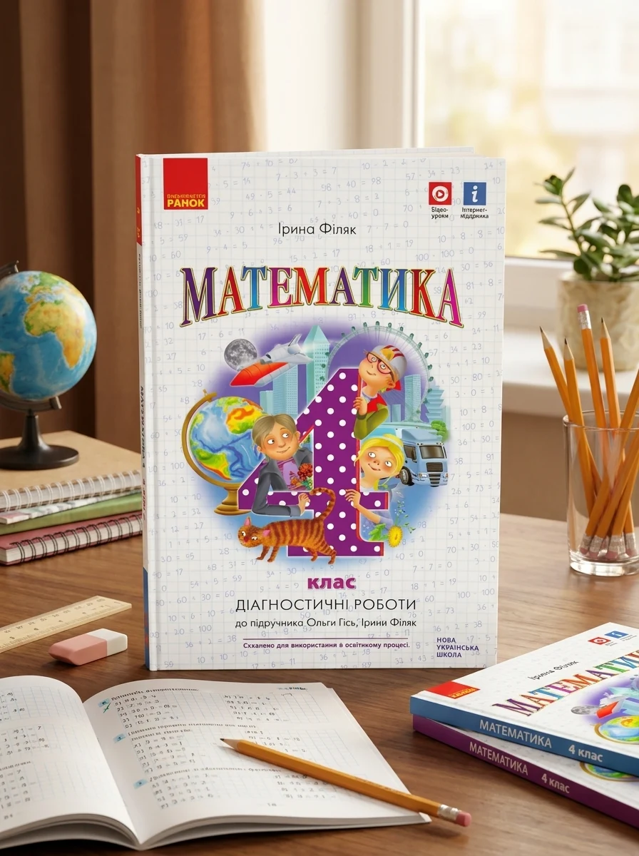 Математика 4 клас. Діагностичні роботи до підручника Гісь О.М., Філяк І.В. — Вивчення мов