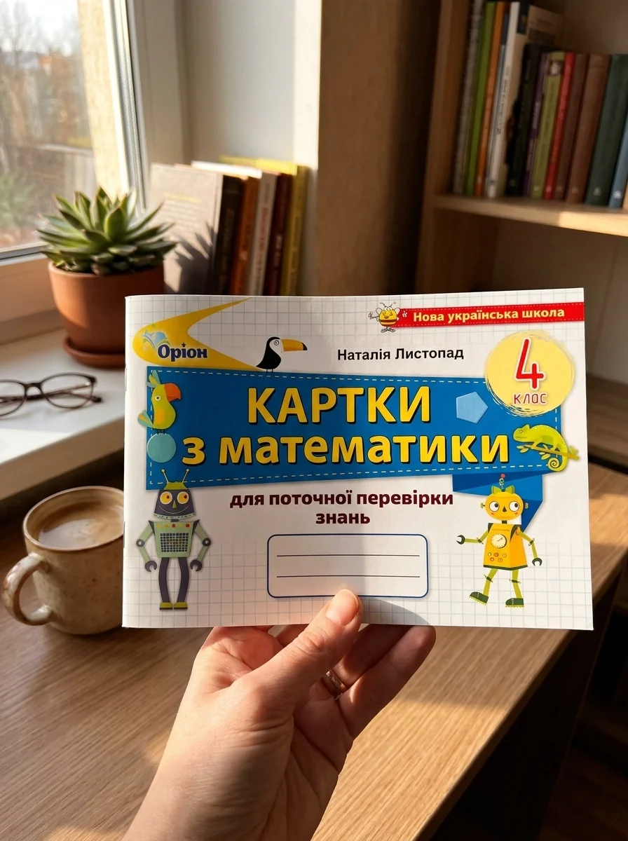 Математика 4 клас. Картки для поточної перевірки знань — фото 2