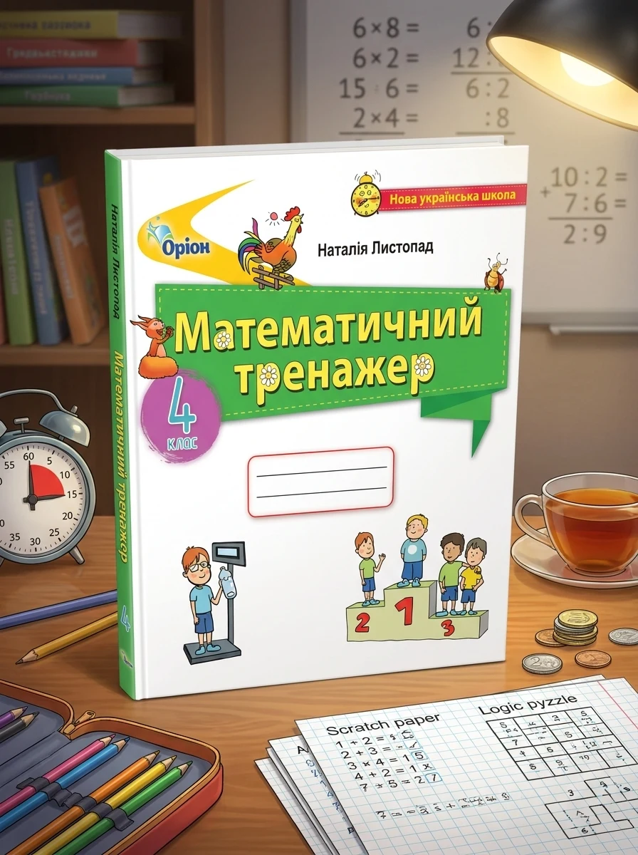 Математика 4 клас. Математичний тренажер — Дитяча література
