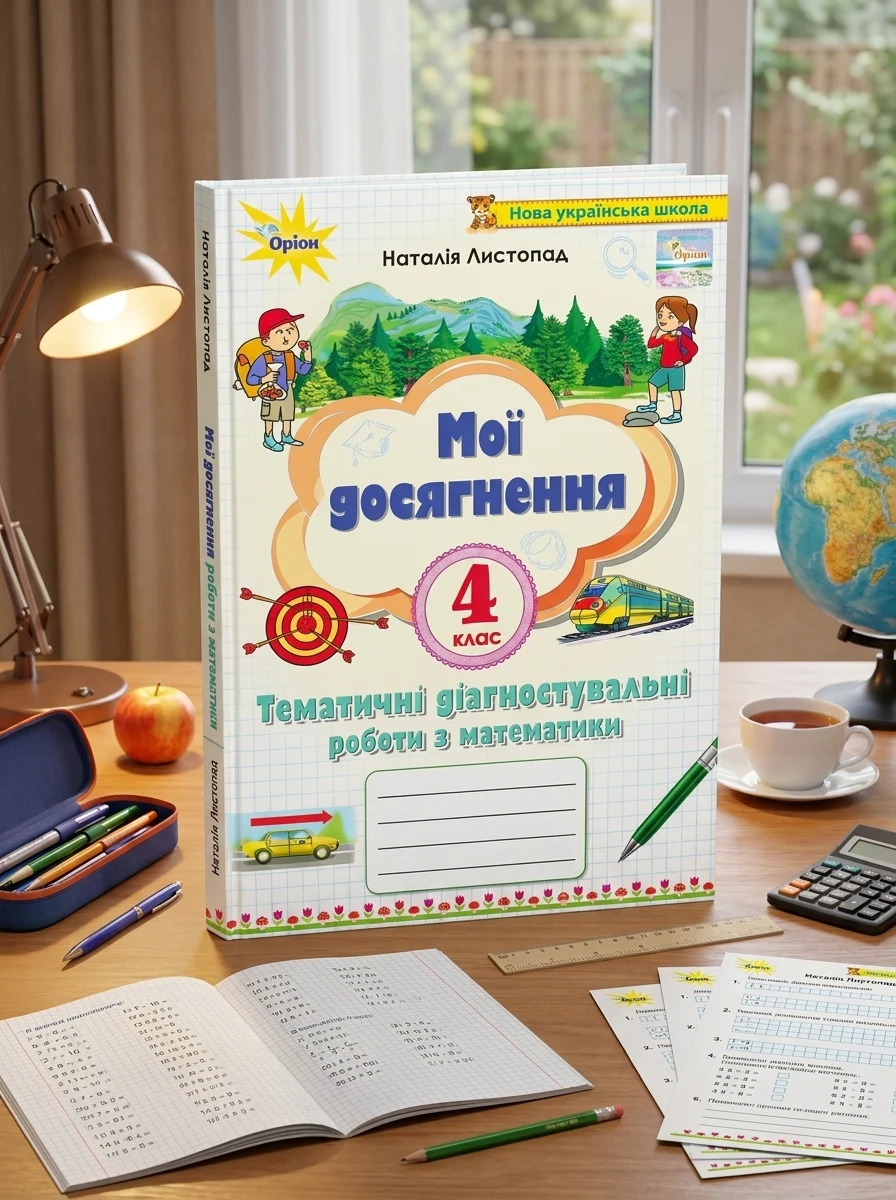 Математика 4 клас. Мої досягнення. Тематичні діагностувальні досягненення