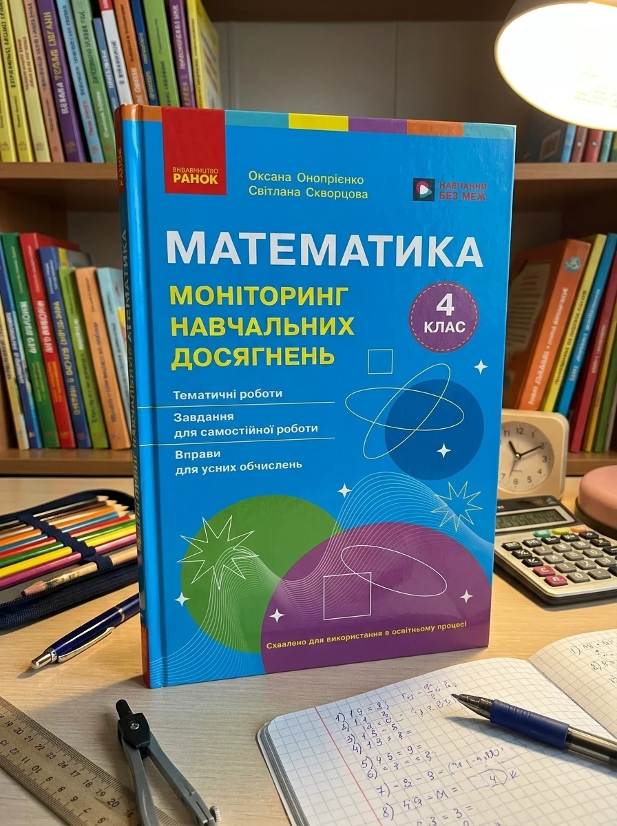 Математика. 4 клас. Моніторинг навчальних досягнень — Дитяча література