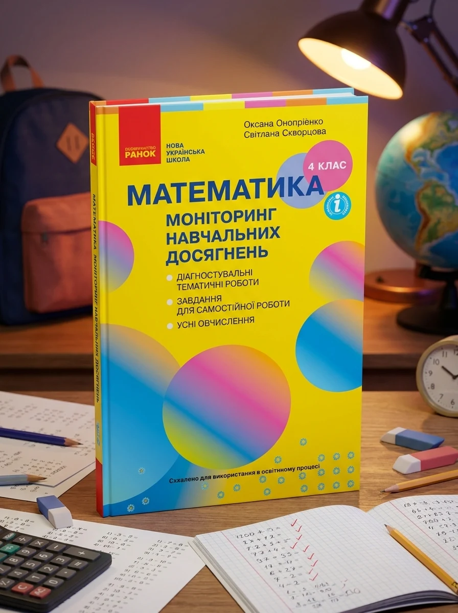 Математика 4 клас. Моніторинг навчальних досягнень — Вивчення мов