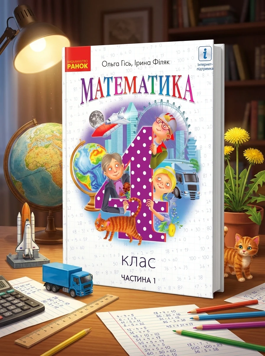 Математика 4 клас. Підручник. Частина 1 — Вивчення мов