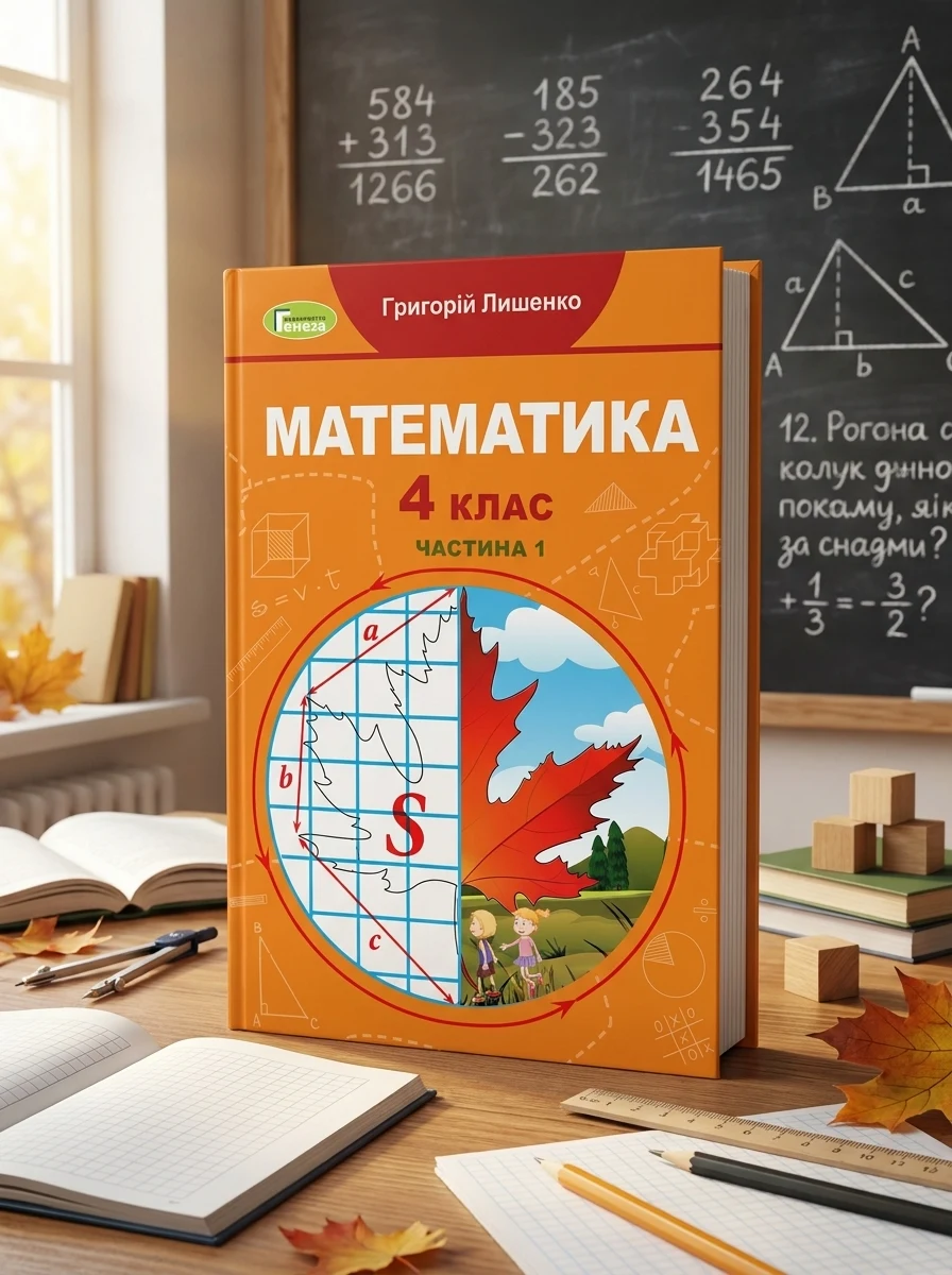 Математика 4 клас. Підручник. Частина 1 — Дитяча література