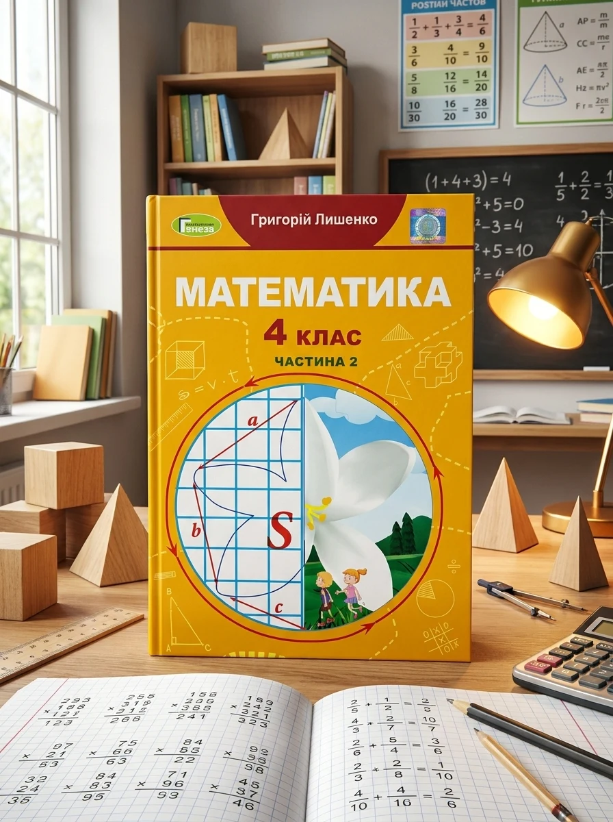 Математика 4 клас. Підручник. Частина 2 — Дитяча література