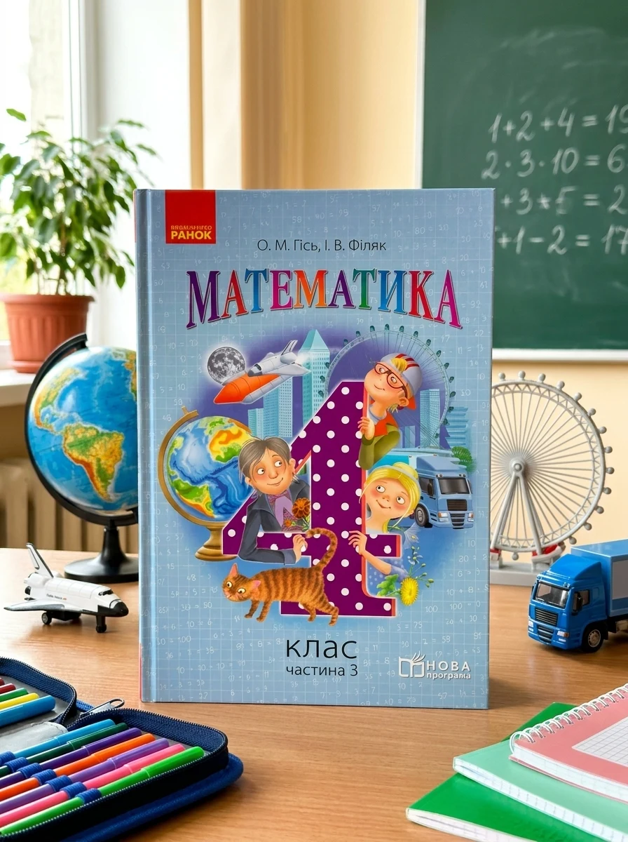 Математика. 4 клас. Підручник у 3 частинах. Частина 3 — Дитяча література