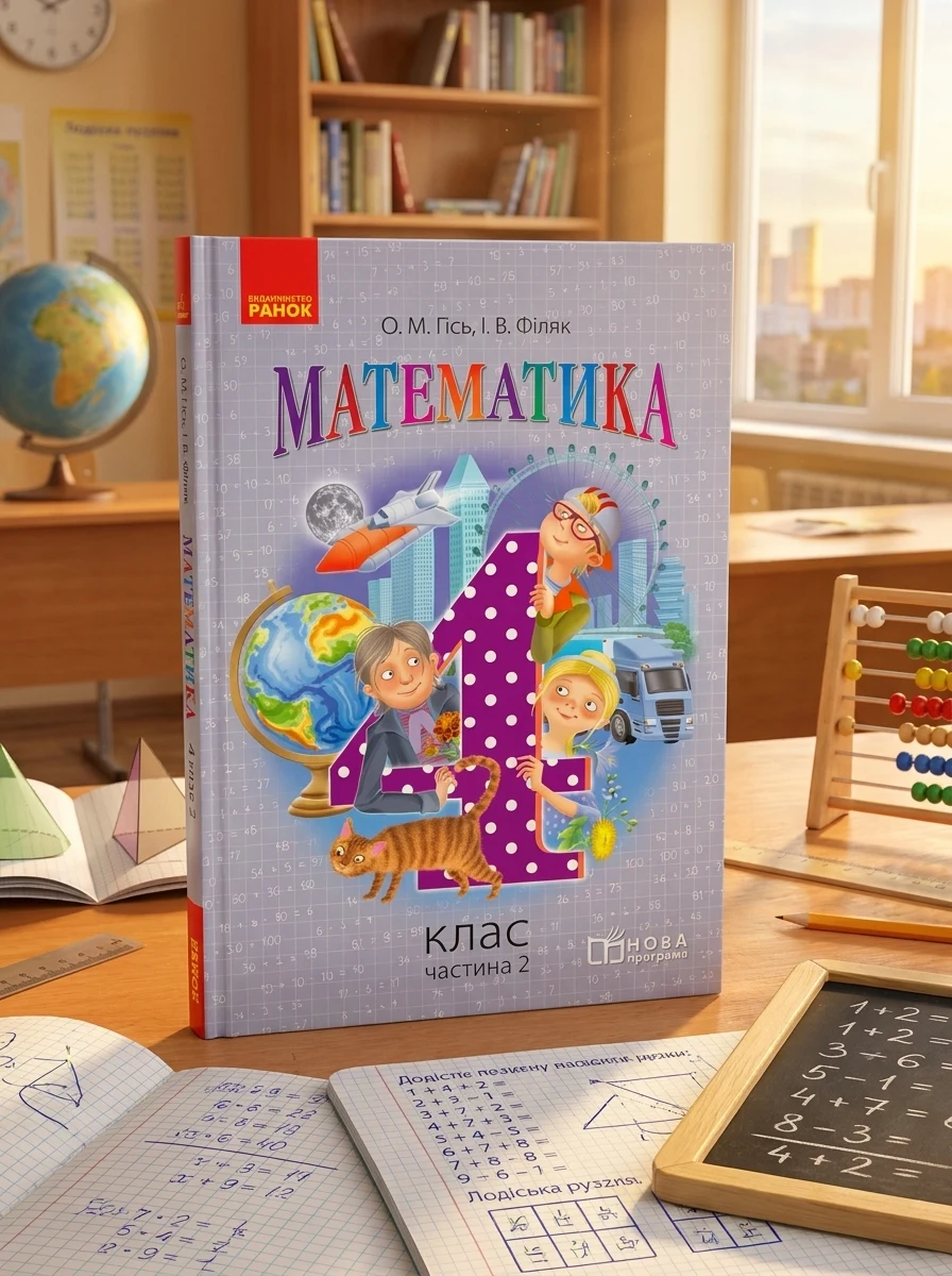 Математика. 4 клас. Підручник у 3-х частинах. Частина 2 — Дитяча література