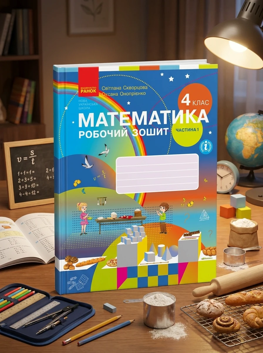 Математика 4 клас. Робочий зошит. Частина 1 — Дім, сім'я, релігія