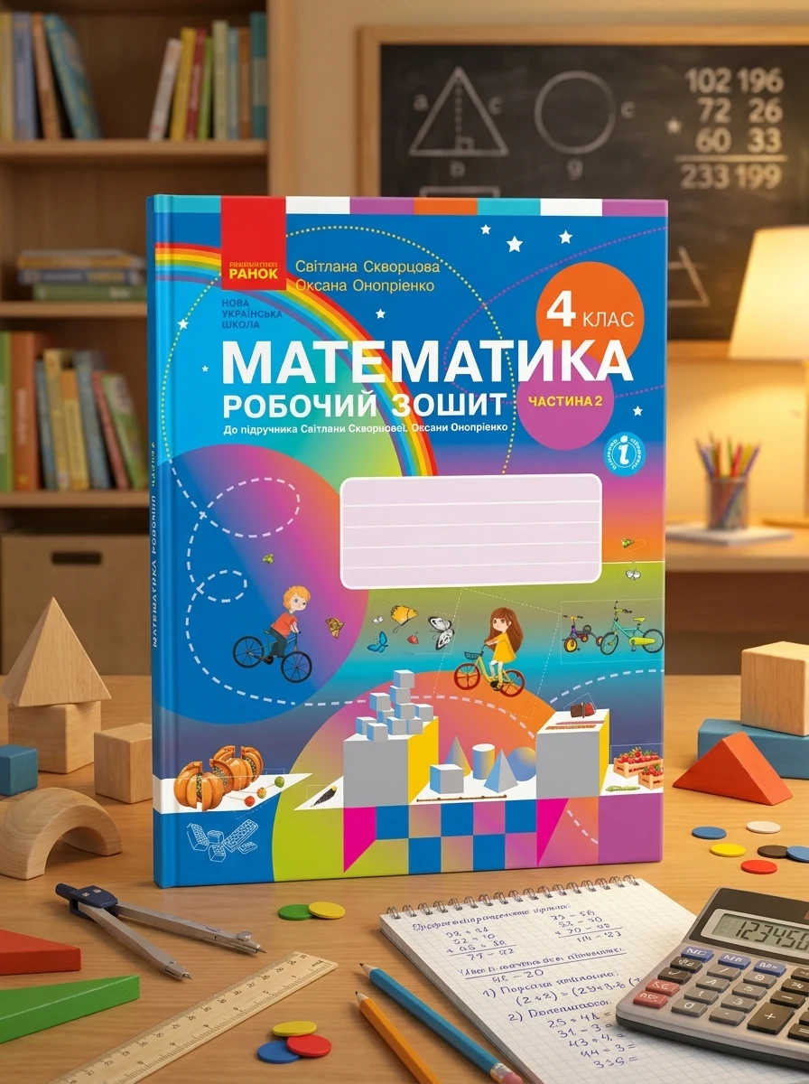 Математика 4 клас. Робочий зошит. Частина 2 — Дім, сім'я, релігія