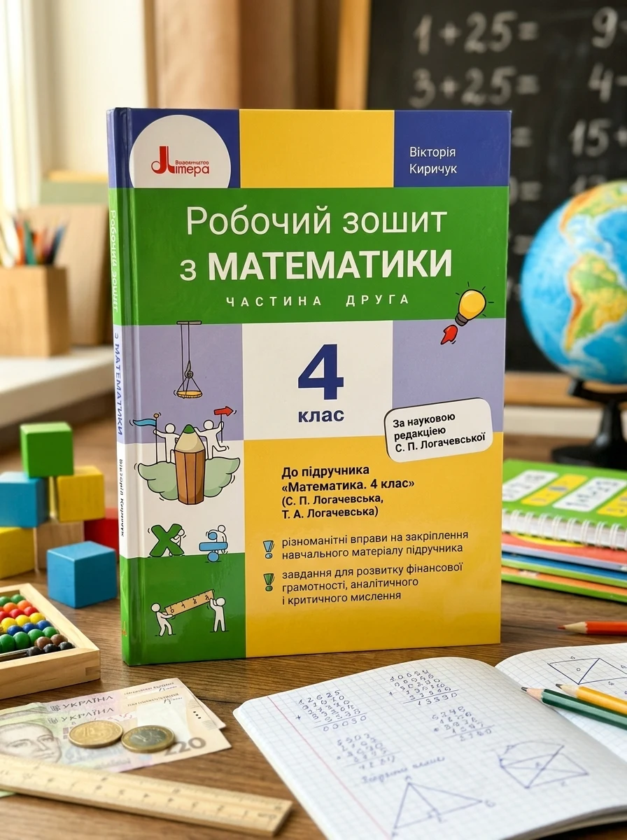 Математика. 4 клас. Робочий зошит до підручника Логачевської С.П. Частина 2 — Дитяча література