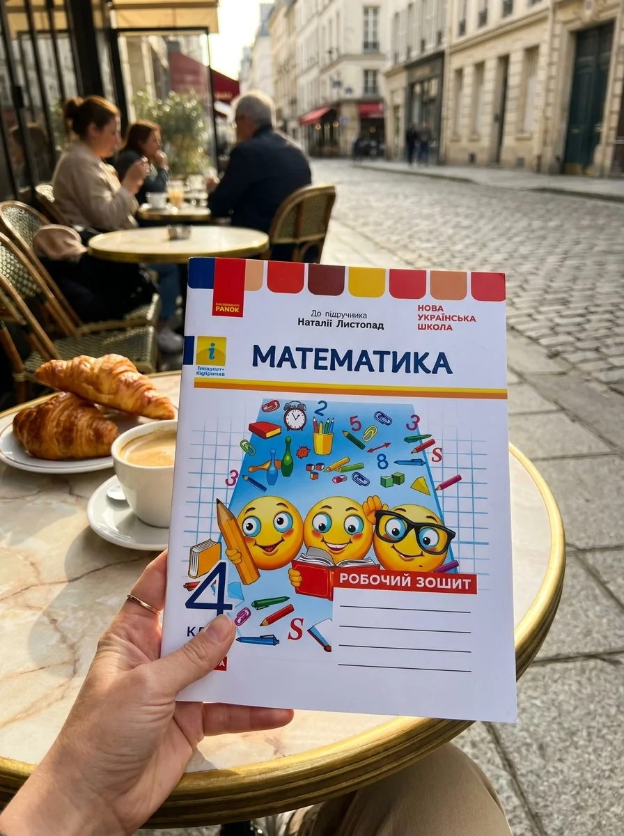 Математика 4 клас. Робочий зошит до підручника Листопад Н. — Галина Щербак, обкладинка