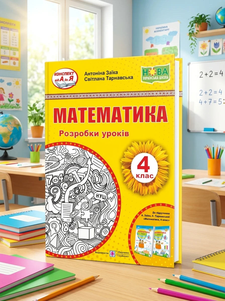 Математика. 4 клас. Розробки уроків (до підручника А. Заїки та ін.) — фото 2