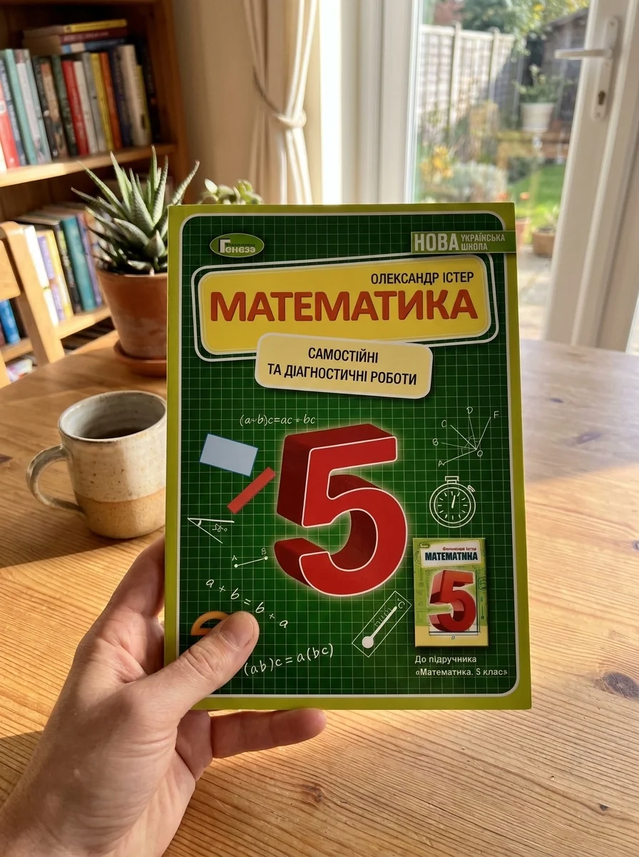 Математика 5 клас. Самостійні та діагностичні роботи — Олександр Істер, обкладинка