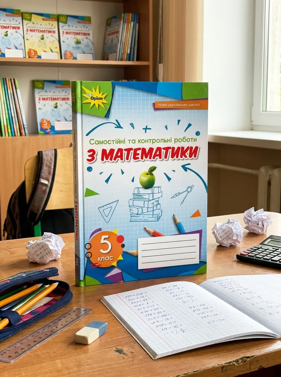Математика 5 клас. Самостійні та контрольні роботи — Вивчення мов