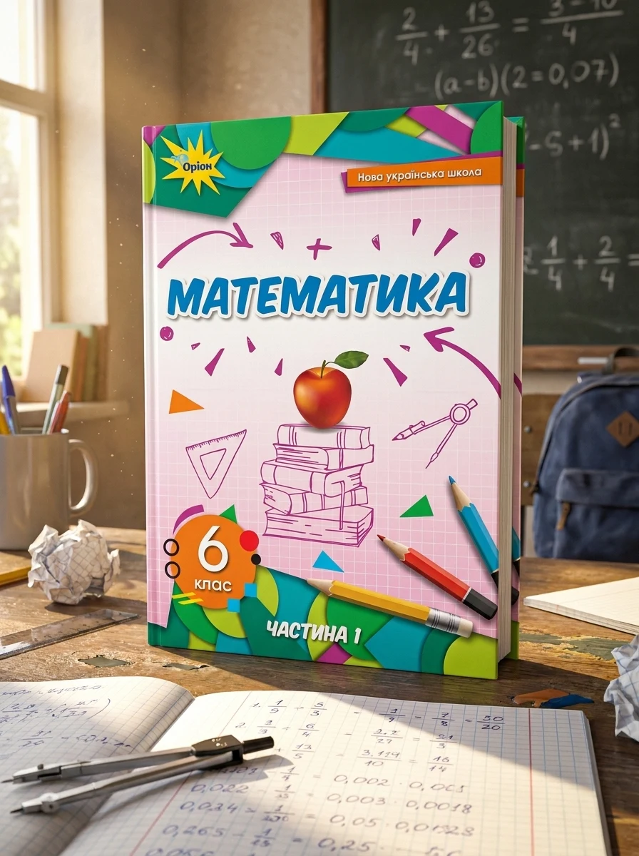 Математика 6 клас. Частина 1 — Вивчення мов
