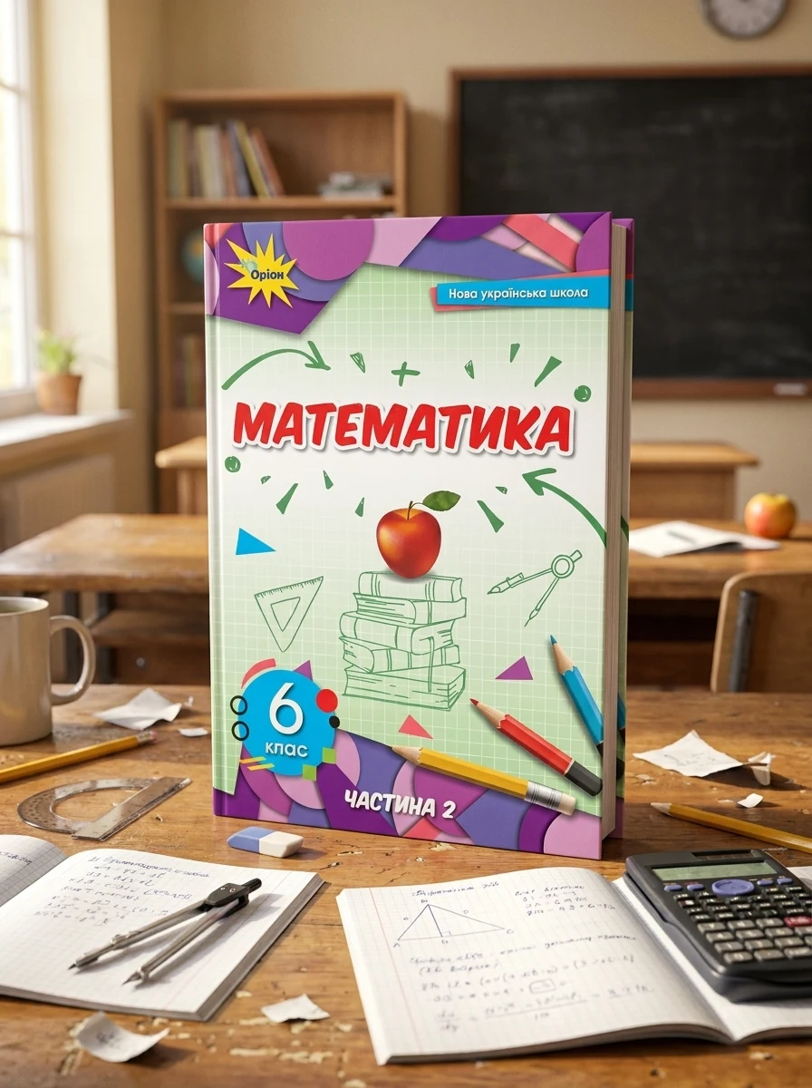 Математика 6 клас. Частина 2 — Вивчення мов