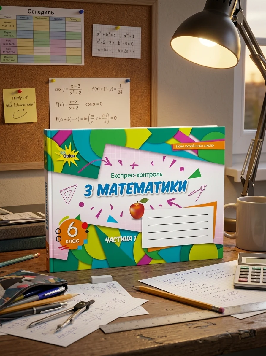 Математика 6 клас. Експрес-контроль. Частина 1 — Вивчення мов