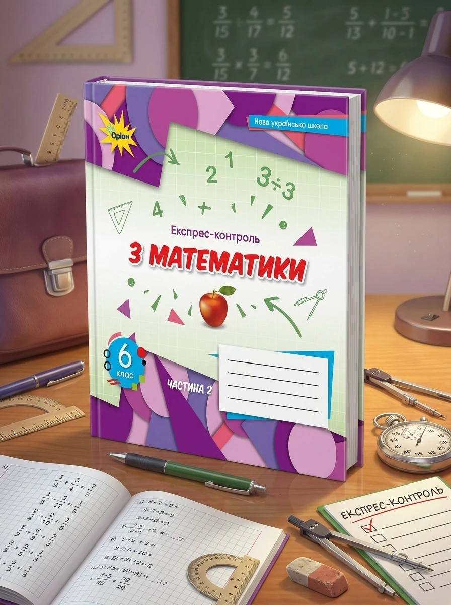 Математика 6 клас. Експрес-контроль. Частина 2 — Вивчення мов