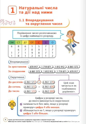 Математика 6 клас. Підручник. Частина 1 — Джон Ендрю Біос, фото 4
