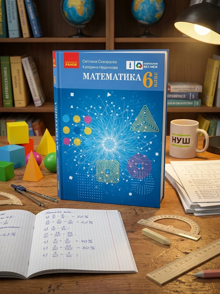 Математика. 6 клас. Підручник — Вивчення мов