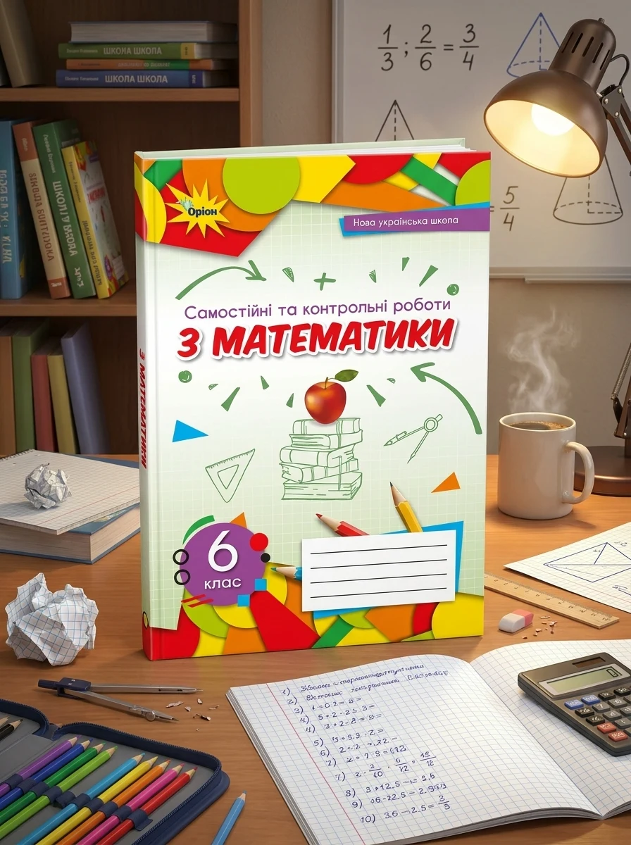 Математика 6 клас. Самостійні та контрольні роботи — Вивчення мов