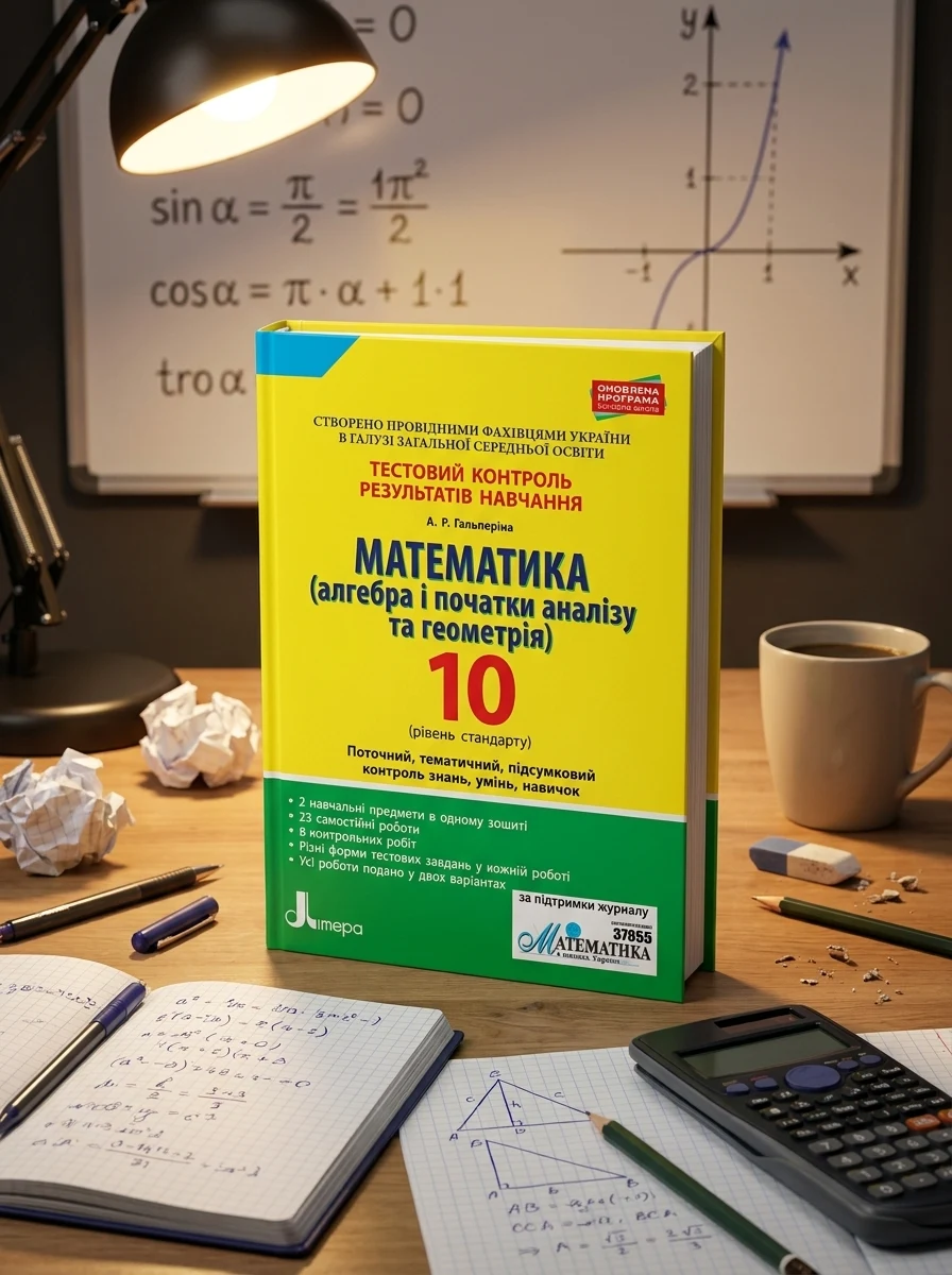 Математика (алгебра і початки аналізу та геометрія). 10 клас (рівень стандарту). Тестовий контроль результатів навчання — Вивчення мов