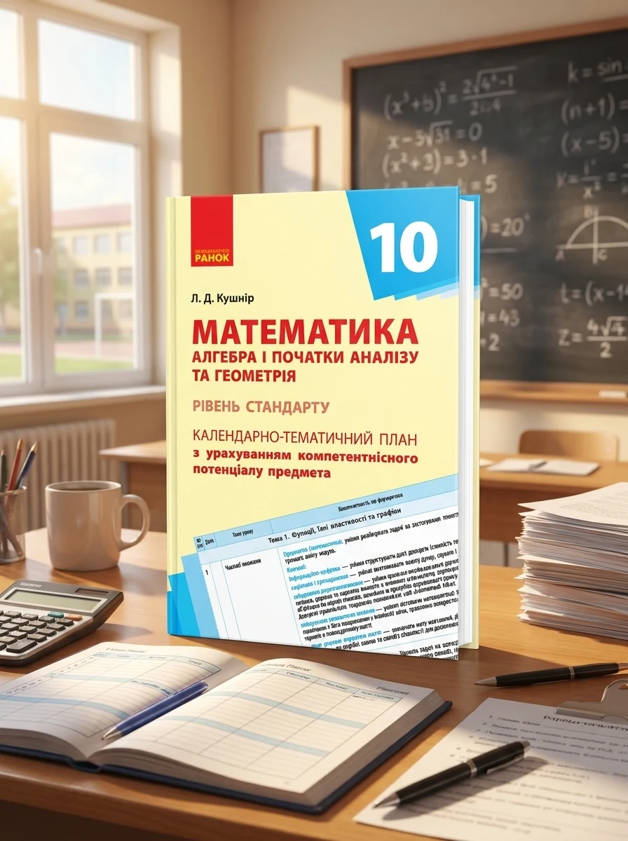 Математика. Алгебра і початок аналізу та геометрія 10 клас. Календарно-тематичний план. Рівень стандарту — Вивчення мов