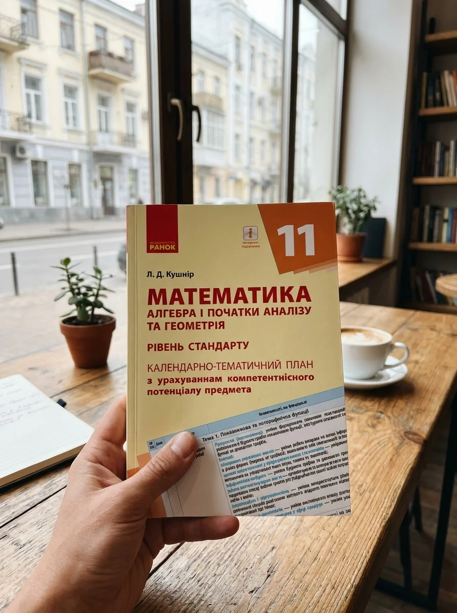 Математика. Алгебра і початок аналізу та геометрія 11 клас. Календарно-тематичний план. Рівень стандарту — Л. Кушнір, обкладинка