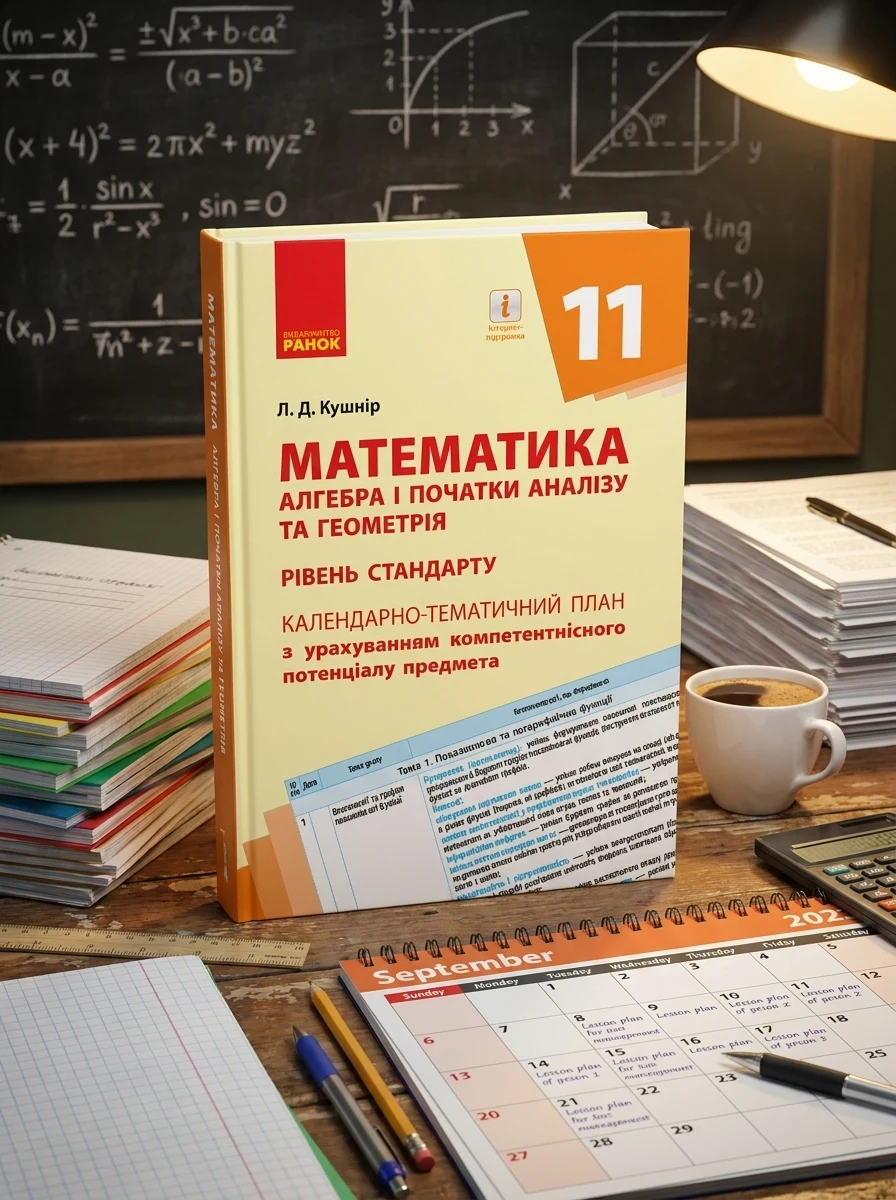 Математика. Алгебра і початок аналізу та геометрія 11 клас. Календарно-тематичний план. Рівень стандарту — Вивчення мов