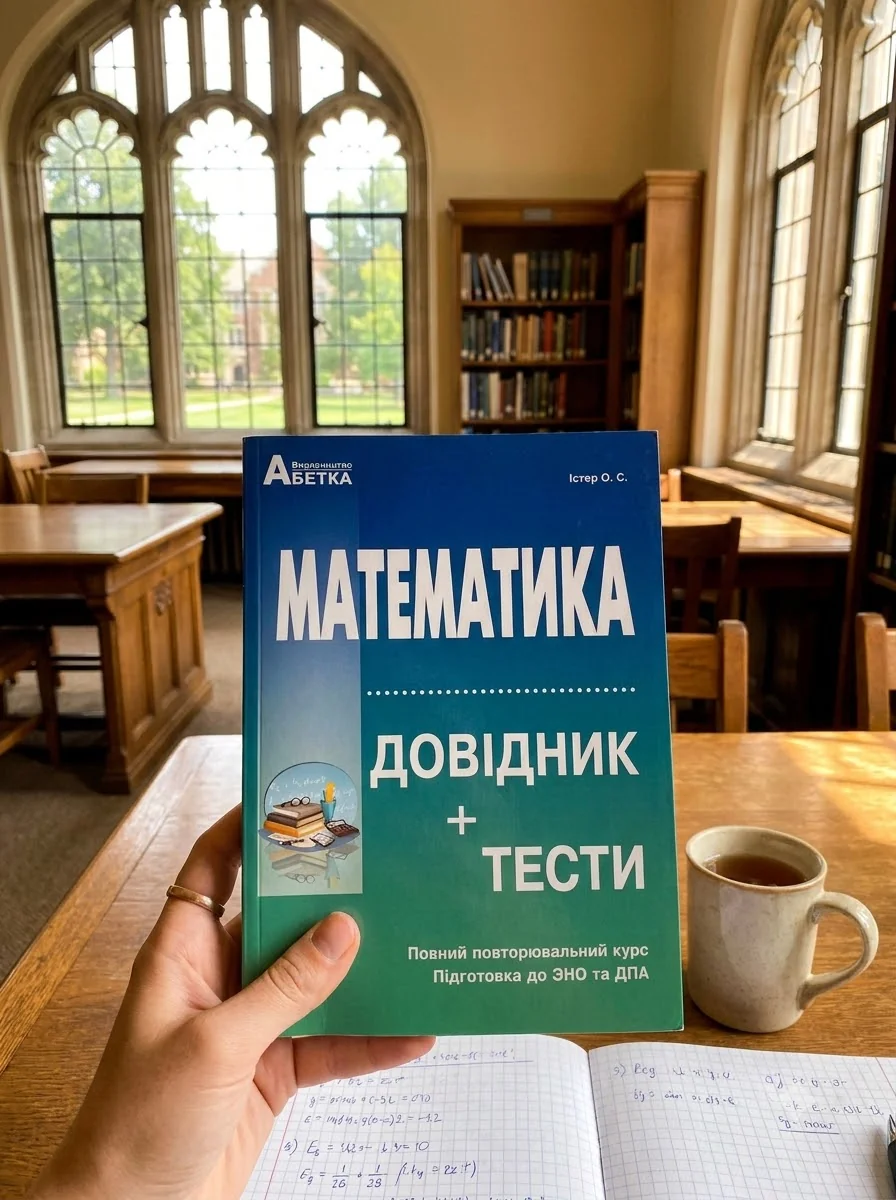 Математика. Довідник + тести (Повний повторювальний курс. Підготовка до ЗНО та ДПА) — Істер Олександр, обкладинка