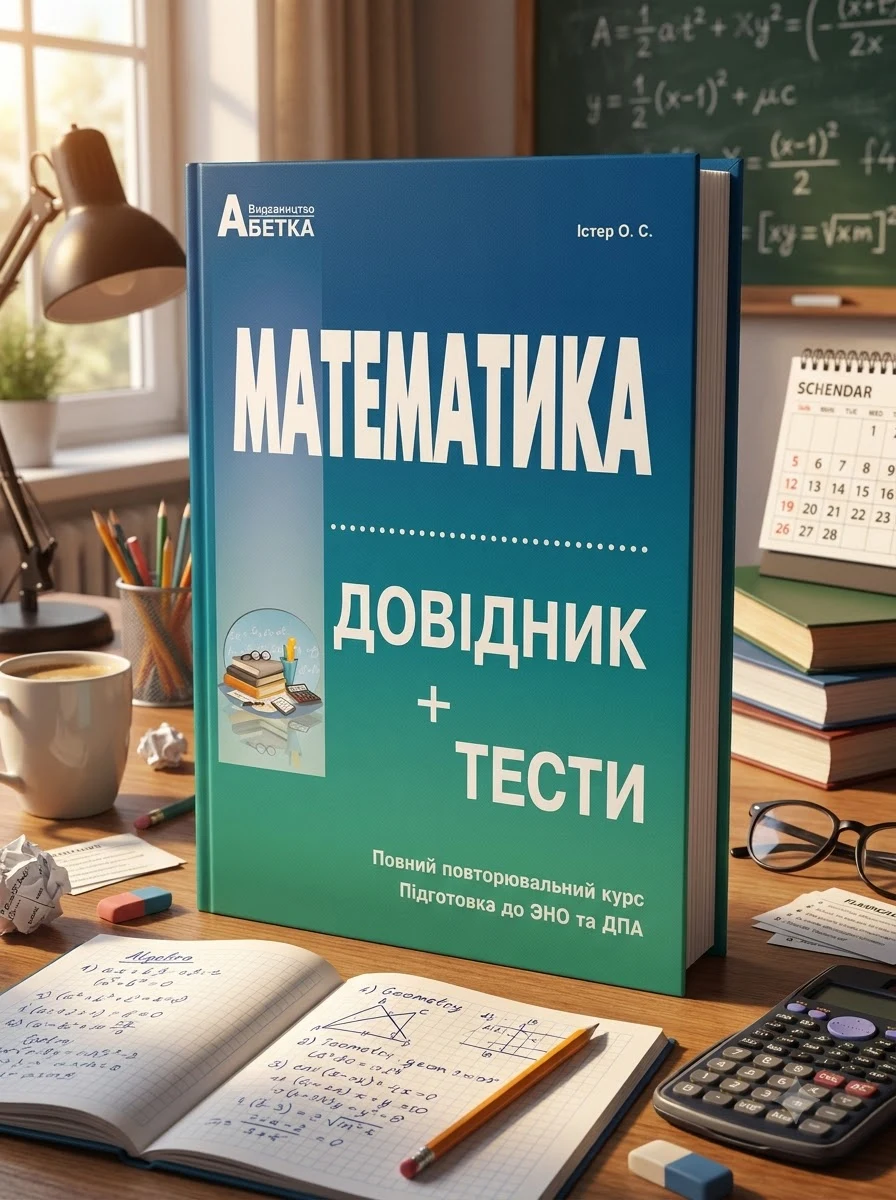 Математика. Довідник + тести (Повний повторювальний курс. Підготовка до ЗНО та ДПА) — Навчальна література