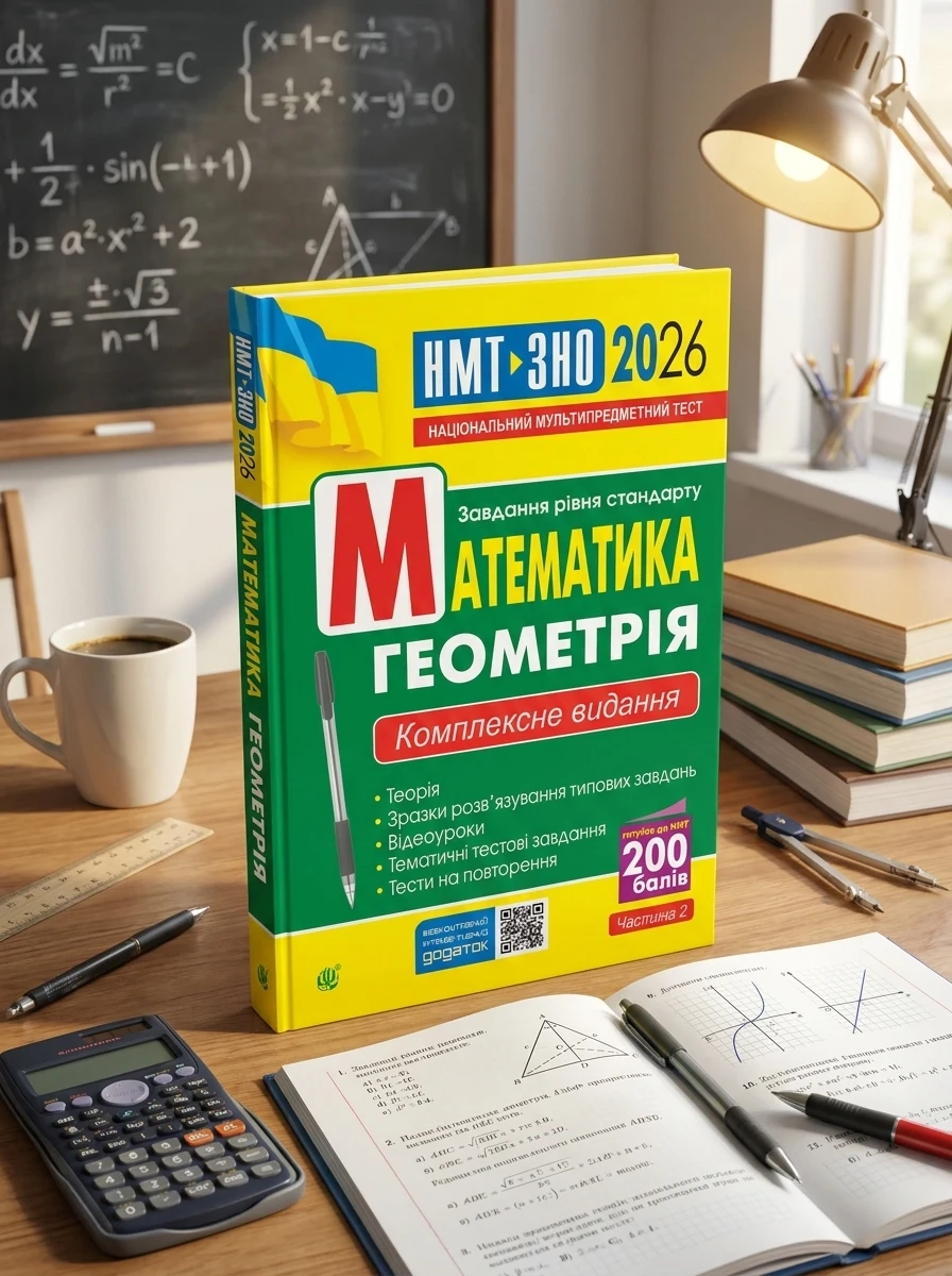 Математика. Геометрія. ЗНО та НМТ: Комплексне видання. Частина ІІ — Наука та психологія