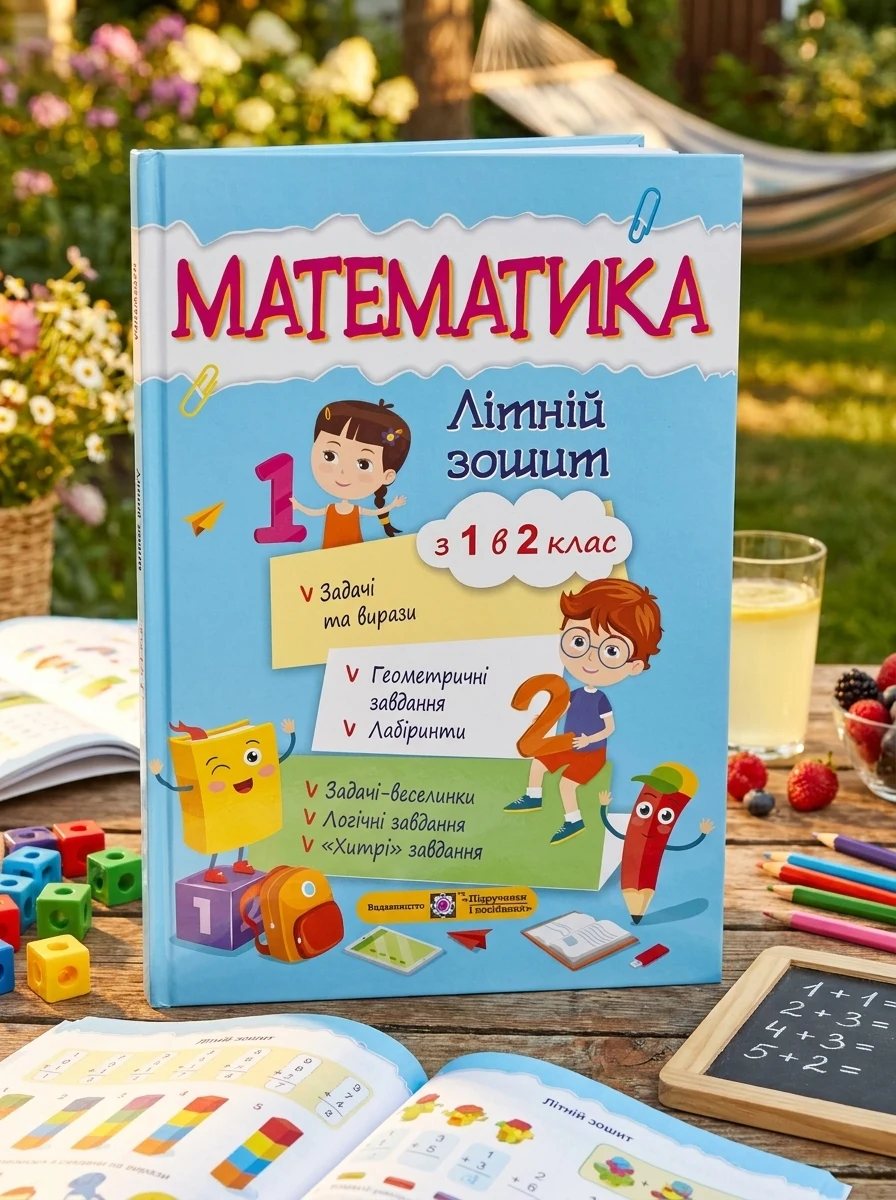 Математика. Літній зошит. З 1 в 2-й клас — Дитяча література