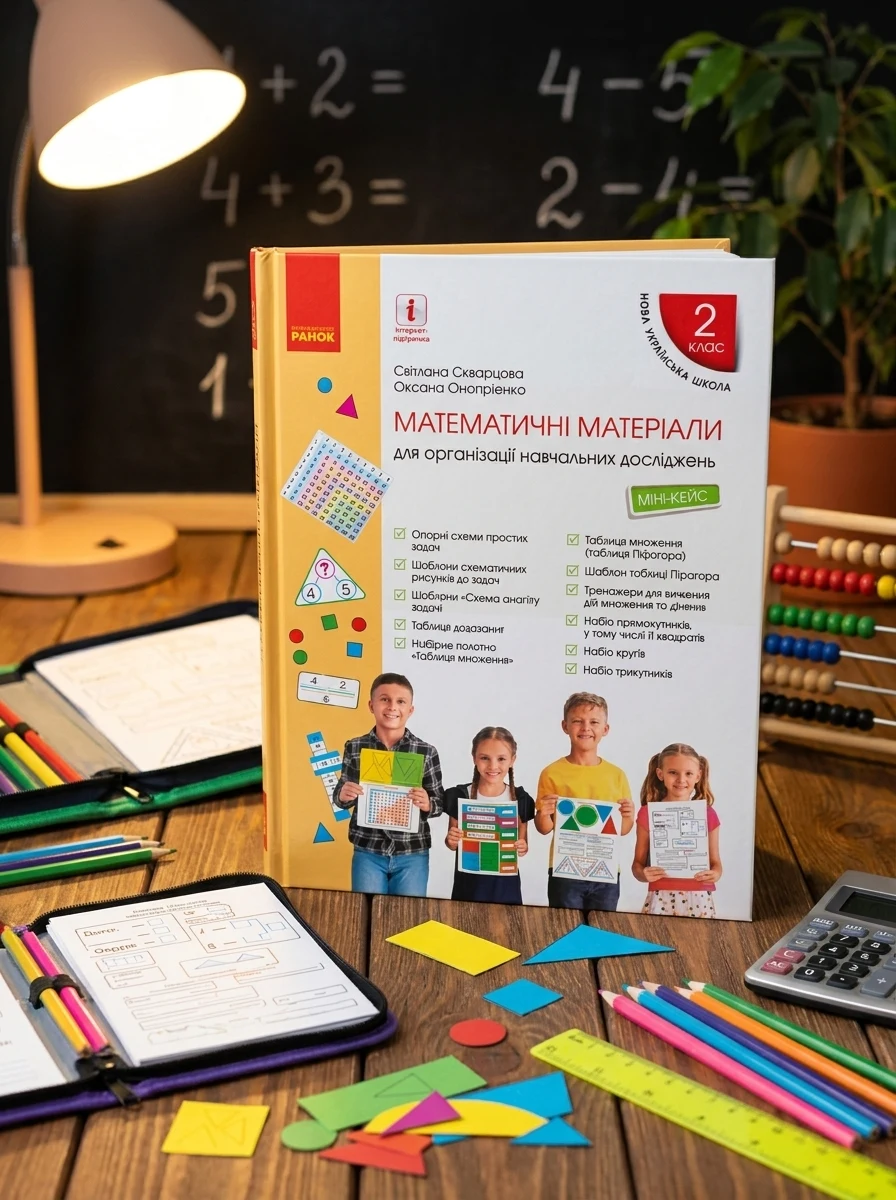 Математика. Математичні матеріали. Міні-кейс 2 клас — Дитяча література
