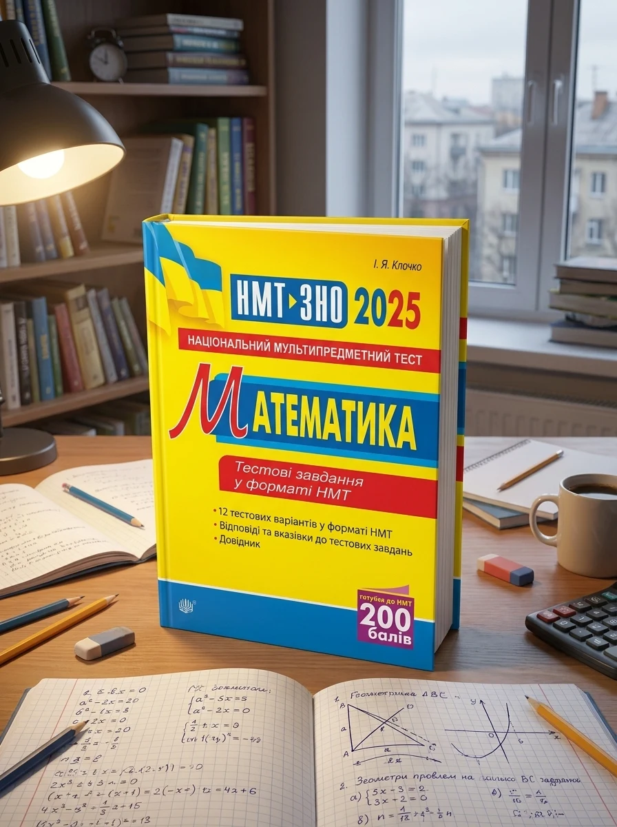 Математика. Національний мультипредметний тест. НМТ ЗНО 2025