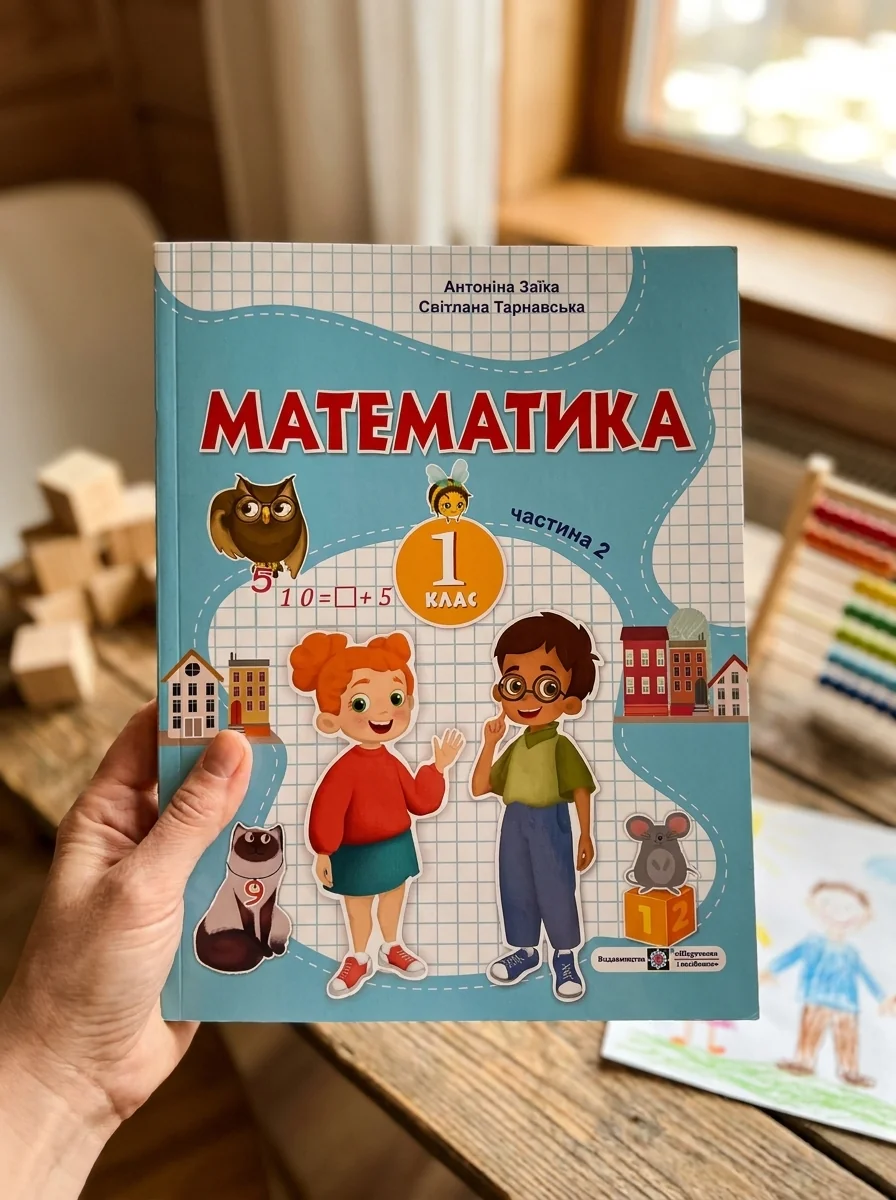 Математика: навчальний посібник для 1 класу. Частина 2 (Заїка) — Навчальна література