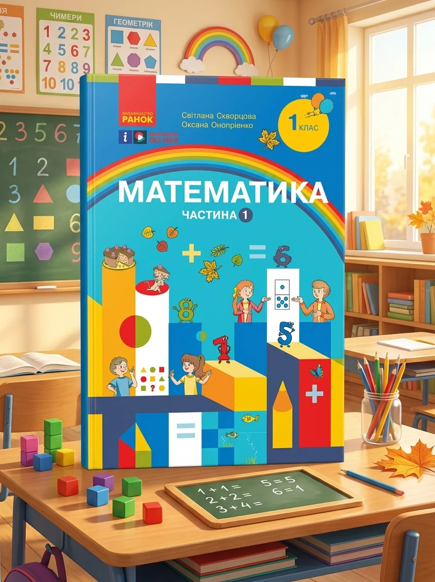 Математика. Навчальний посібник для 1 класу ЗЗСО. Частина 1 — фото 2