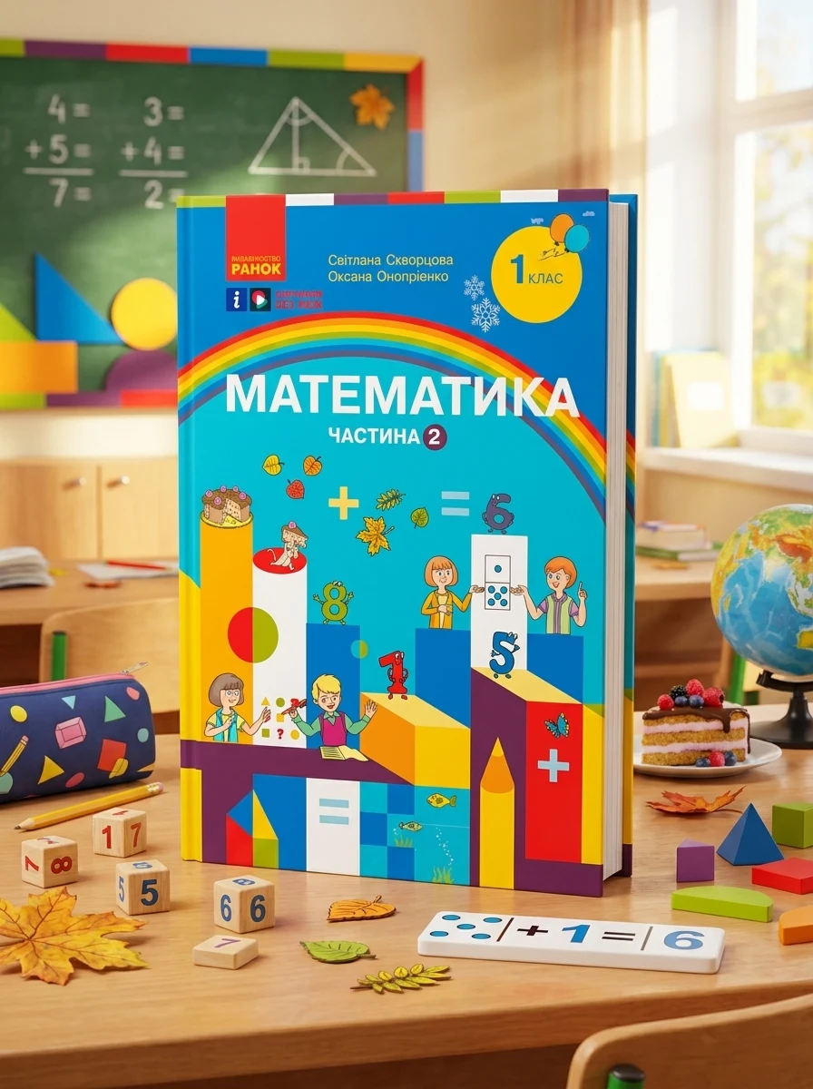 Математика. Навчальний посібник для 1 класу ЗЗСО. Частина 2 — фото 2