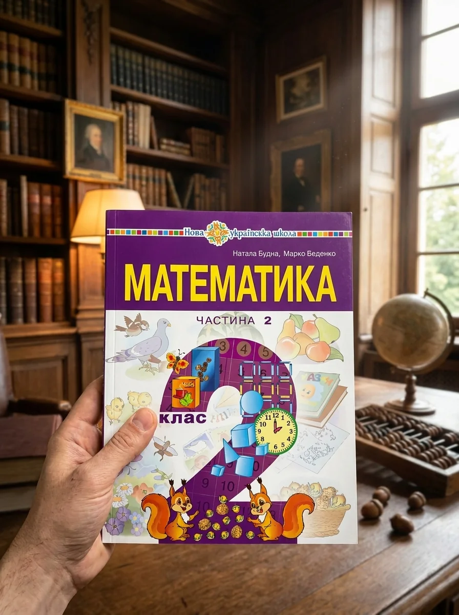 Математика. Навчальний посібник для 2 класу закладів загальної середньої освіти. Частина 2 — Марко Беденко, обкладинка