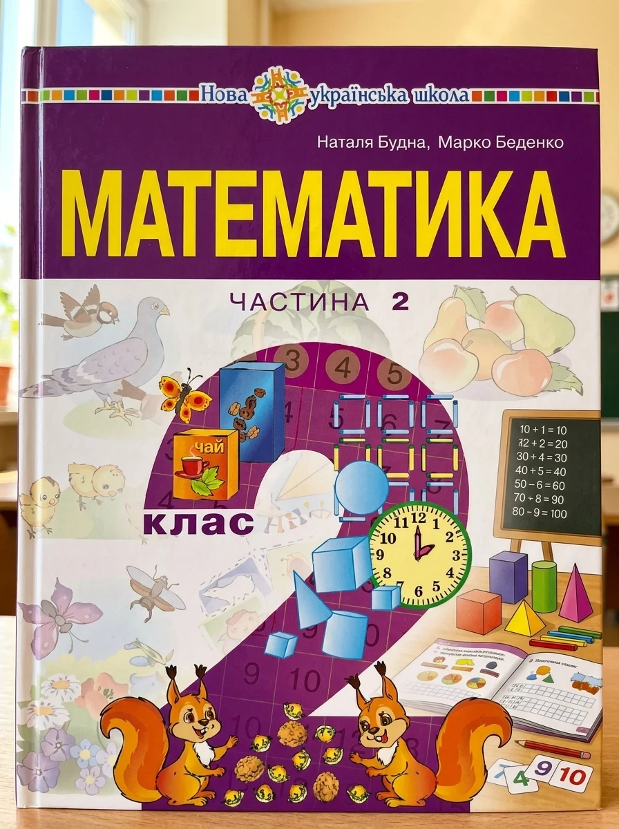 Математика. Навчальний посібник для 2 класу закладів загальної середньої освіти. Частина 2 — Дитяча література