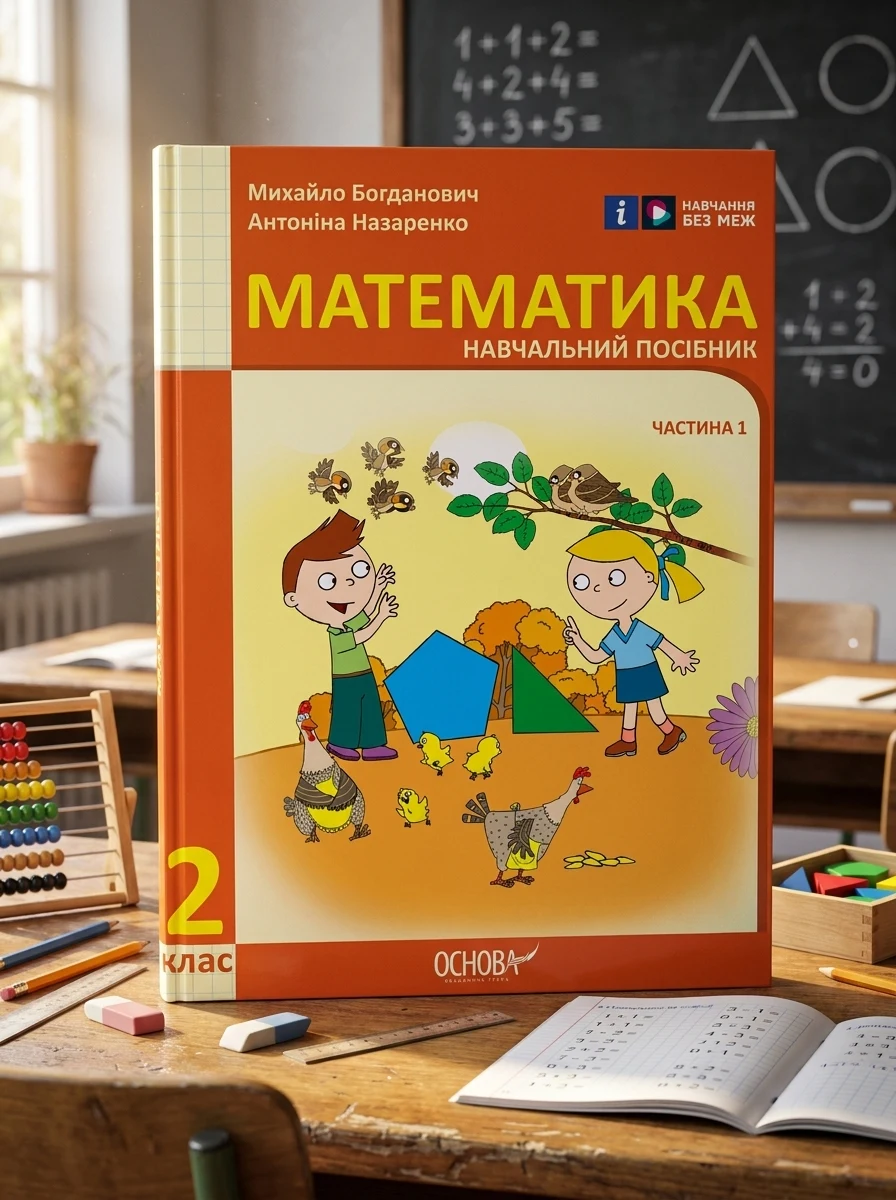 Математика. Навчальний посібник для 2 класу ЗЗСО (у 3-х частинах). Частина 1 — Дитяча література